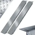 Produktbild: 2x Auffahrrampe 400kg Verladerampe Verladeschiene Verzinkter Stahl Antirutsch 200kg Pro Stück Max 400kg Pro Paar 2x Auffahrrampe - Masko
