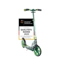 Produktbild: Six Degrees Aluminium Scooter mit Klappmechanismus u. Ständer, 205 mm, höhenverstellbar, GS-geprüft, grün, TESTSIEGER