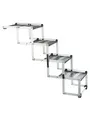 Produktbild: Trixie 4-step folding steps aluminium/plastic/TPR width: 37 cm/height: up to 70 cm/depth: up to 160