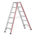 Produktbild: Hymer Stufenstehleiter beidseitig begehbar, 2x6 Stufen