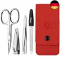 Produktbild: marQus Maniküre Set 4 teilig Reiseset mit Feile aus Solingen Nagelpflegeset