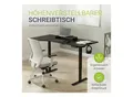 Produktbild: Juskys Höhenverstellbarer Schreibtisch Office Stand 160x75cm - elektrisch, Memory-Funktion - Schwarz
