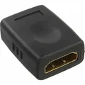 Produktbild: InLine® HDMI™ Adapter HDMI™ A Buchse zu Buchse vergoldete Kontakte 4K2K schwarz