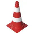 Produktbild: HP Autozubehör Leitkegel Höhe 500 mm tagesleuchtend, 2 Streifen Gewicht 1,20 kg, 30 x 30 cm (3L500)