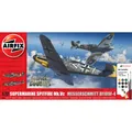 Produktbild: Airfix Supermarine Spitfire Mk.Vc vs Bf109F-4 Dogfight Double (A50194)