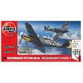 Produktbild: SUPERMARINE SPITFIRE Mk.Vc vs Bf109F-4 DOGFIGHT DOUBLE KIT 1:72 Airfix Kit Aerei
