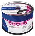 Produktbild: MediaRange Vinyl CD-R 700MB|80min 52-fache Schreibgeschwindigkeit, bedruckbar (Tintenstrahldrucker), Schwarze Schreibseite, 50er Cakebox