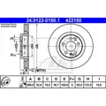 Produktbild: ATE 2x Bremsscheibe vorne Ø280 mm belüftet für VW Golf IV 1J1 1.4 16V 1.6 1J5