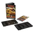 Produktbild: Tefal Snack Collection Platte Teigtaschen/Empanadas Nummer, passend SW85XX Snack Collection, Inklusive Rezeptbuch, praktische Aufbewahrungs-Box, Schwarz, XA8008