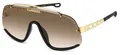 Produktbild: Carrera FLAGLAB 16 BROWN GOLD/BLACK GREEN ANTIREFLEX 99/1/130 Sonnenbrillen