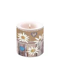 Produktbild: Ambiente® Papierserviette Kerze klein – Candle small – Format: Ø 7,5 cm x 9 cm – Brenndauer: 35
