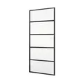 Produktbild: Lofttür Loftstyle Loft Schwarz Drehtür Industial Klarglas 834x1972mm Türblatt
