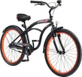 Produktbild: BIKESTAR Kinder Fahrrad ab 9 Jahre | 24 Zoll Cruiser Kinderrad | Schwarz