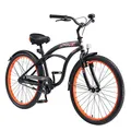 Produktbild: BIKESTAR Jugendfahrrad Kinderfahrrad für Jungen und Mädchen ab 9 Jahre | 24 Zoll Kinderrad Cruiser | Fahrrad für Kinder Schwarz | Risikofrei Testen