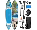 Produktbild: BRAST SUP-Board Tropic Aufblasbares Stand up Paddle Set - 320x81x15cm, 5 Jahre Garantie inkl. Sonderzubehör, (2in1 Paddel Kajak-Sitz Action-Cam-Halterung), Fußschlaufe Paddel Pumpe Rucksack