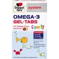 Produktbild: Doppelherz system Omega-3 Gel-Tabs family Erdbeer-Citrus 60 St