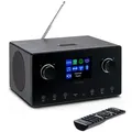 Produktbild: Medion® Internetradio MEDION® LIFE® P85444 (MD89295) Radio (AM/FM, Amazon Music, MW/UKW, Spotify, WiFi, DAB+, 30 W, DAB+ UKW Radio, WLAN, Bluetooth, 8,1 cm (3,2) TFT-Farbdisplay) schwarz
