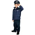 Produktbild: Maskworld Polizei-Kostüm Polizei Kinder Kostüm Deluxe - Fasching Karneval K, Originalgetreues Polizistenkostüm von MASKWORLD blau 170