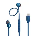 Produktbild: JBL Tune 310 C Kopfhörer – Kabelgebundene In-Ear-Kopfhörer mit JBL Pure Bass Sound, Mikrofon und USB-C-Anschluss – Blau