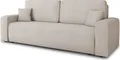 Produktbild: Schlafsofa Spark – Sofa mit Schlaffunktion und Bettkasten, Bonellfederkern, Cordbezug, große Schlaffläche, modernes Polstersofa & Bettsofa (Beige (Poso 100))