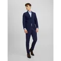 Produktbild: Jack & Jones Anzug JPRFRANCO Extra schmal, pflegeleicht, stilvoll mit fallendem Revers Materialmix, slim fit blau 54
