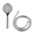 Produktbild: Mod. Basic Line Duschkopf Set, 2 teilig Duschkopf mit 5 Strahlarten
