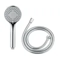Produktbild: Mod. Basic Line Duschkopf Set, 2 teilig Duschkopf mit 5 Strahlarten