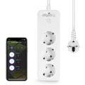 Produktbild: Smart WiFi Steckdosenleiste mit 3 Steckdosen, App-gesteuert über Smart Life/T...