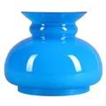 Produktbild: Petroleumglas Lampenglas Ø 100mm Ersatzglas Vestaschirm Glasschirm Opalglas Leuchtenglas für Petroleumlampe Blau
