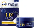Produktbild: NIVEA Q10 Anti-Falten Power Regenerierende Nachtpflege (50 ml), straffende Gesichtspflege für alle Hauttypen, Nachtcreme mit Doppeleffekt Koenzym Q10 und Kreatin