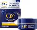 Produktbild: NIVEA Q10 Anti-Falten Power Regenerierende Nachtpflege (50 ml), straffende Gesic