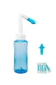 Produktbild: ZENZARA Nasendusche Set 300ml inkl. 10 x Nasenspülsalz zur Nasenreinigung und...