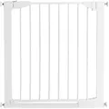 Produktbild: Munchkin Auto-Schließ Treppengitter | Selbstschließendes Druckmontiertes Kleinkind-, Baby- oder Hundegitter für Treppen & Türen | Keine Schrauben, Legierter Stahl | 76-82cm | Weiß
