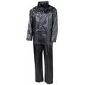 Produktbild: MFH Regenoverall Regenanzug, 2-teilig, schwarz schwarz XXL