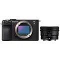 Produktbild: Sony Alpha 7C II (ILCE-7CM2) + SEL 24mm f/2,8 G  schwarz