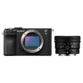 Produktbild: Sony Alpha 7C II (ILCE-7CM2) + SEL 40mm f/2,5 G  schwarz