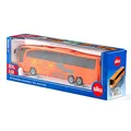 Produktbild: Siku 3738, Mercedes-Benz Travego Reisebus, 1:50, Metall/Kunststoff, Orange, Öffenbare Türen und Klappe