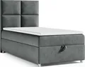 Produktbild: Best for Home Boxspringbett mit Bettkasten Trinity K2-SINGLE 70x200 Bonellfederkern inkl. Topper – Graphit
