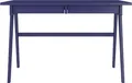 Produktbild: Edda Schreibtisch mit 2 Schubladen / Massivholz Buche / Schminktisch / Computertisch / Kinderschreibtisch / Bürotisch / Marineblau