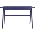 Produktbild: Visby Schreibtisch, Dunkelblau, Holz, Rechteckig, 120x75.5x65 cm, Arbeitszimmer, Schreibtische, Bürotische