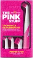 Produktbild: The Pink Stuff Reinigungs-Set The Pink Stuff Miracle Sonic Scrubber Kit, 4 Reinigungsbürstenköpfe, (Reinigungsset, 4-St., Komplettes Reinigungspaket für unterschiedliche Oberflächen), 4-teiliges Reinigungsset Effektive Allzweckreinigung