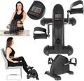 Produktbild: Heimtrainer Reha Pedaltrainer 2in1 Arm- und Beintrainer LCD 35x41x30 cm Stahl