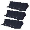 Produktbild: PUMA 9 Paar Unisex Herren Damen Sportsocken Kurzsocken Sneaker Socken, Farbe:Navy, Größe:35-38, Artikel:-321 navy