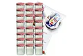 Produktbild: MamboCat Einmachglas 24er Set Sturzglas 350 ml Marmeladenglas To 82 rot karierter Deckel, Glas