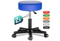 Produktbild: Casaria Drehhocker, Höhenverstellbar 10cm Polsterung 46-60cm Sitzhöhe 360° Drehbar Ø35cm