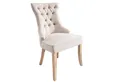 Produktbild: riess-ambiente Polsterstuhl CASTLE beige, Esszimmer · Leinen · Holz · Landhaus