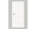 Produktbild: Pertura Zimmertür Linum 02 weiß lackiert (ähnlich RAL 9010) 86,0x198,5 cm Rechts