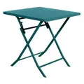 Produktbild: Hesperide - Quadratischer Klappbarer Gartentisch Greensboro Blaugrün - 2 Plätze - Hespéride