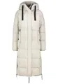 Produktbild: Sublevel Damen Steppmantel lang mit großer Kapuze light-beige M
