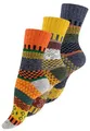Produktbild: Vincent Creation 3 Paar Norwegersocken, Bunte Hygge Socken, Damen & Herren Wollsocken, Gr. 35-38, Bunt Set-2